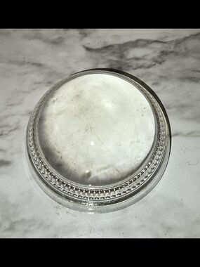 Jeannette Clear Glass Co Magnifying Glass / Paper Weight - 3" Domed 3" Diameter